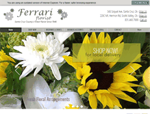 Tablet Screenshot of ferrariflorist.com